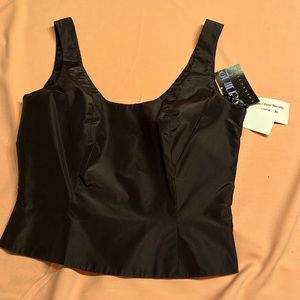 Chetta B black evening collection top. Size 4.